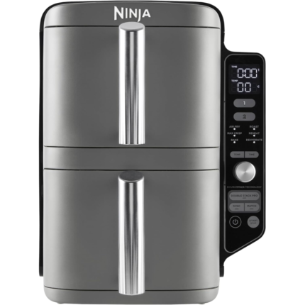 Ninja SL400EUDBCP 9.5L 2470W Freidora de Aire Vertical Deluxe Double Stack XL Original